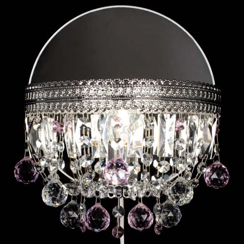 Бра Флоренция шар розовая в Новокузнецке Гусь Хрустальный