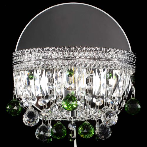 Бра Флоренция шар зеленая в Новокузнецке Гусь Хрустальный