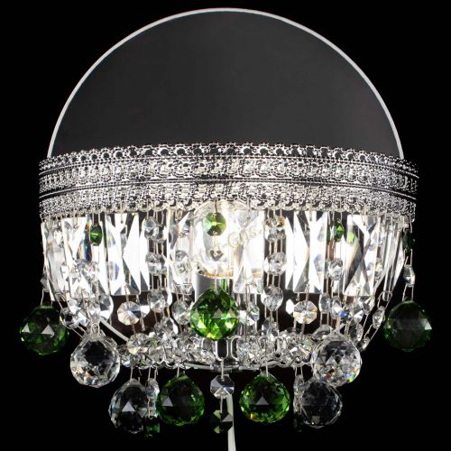 Бра Флоренция шар зеленая в Новокузнецке Гусь Хрустальный