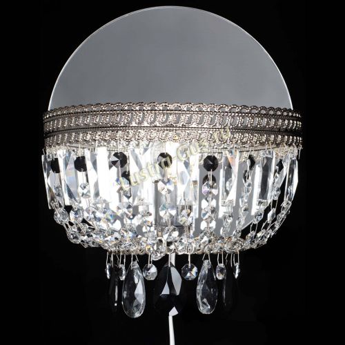 Бра Флоренция журавлик черная в Новокузнецке Гусь Хрустальный