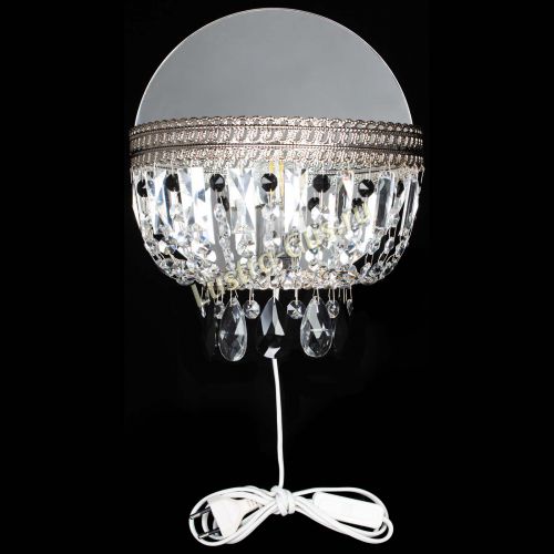 Бра Флоренция журавлик черная в Новокузнецке Гусь Хрустальный