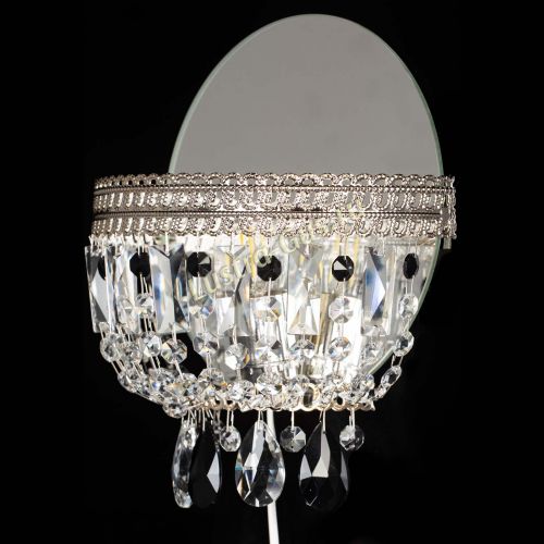 Бра Флоренция журавлик черная в Новокузнецке Гусь Хрустальный