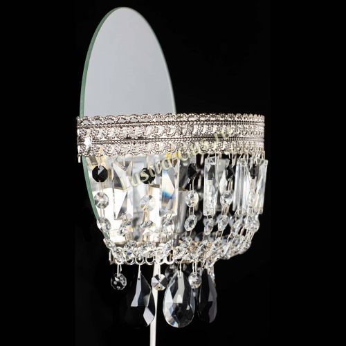 Бра Флоренция журавлик черная в Новокузнецке Гусь Хрустальный