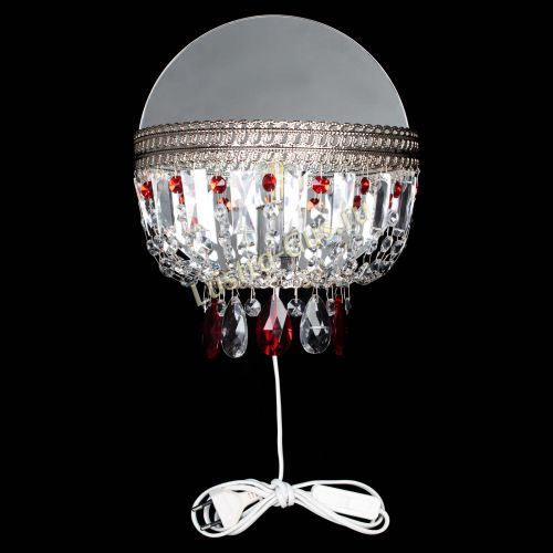 Бра Флоренция журавлик красная в Новокузнецке Гусь Хрустальный