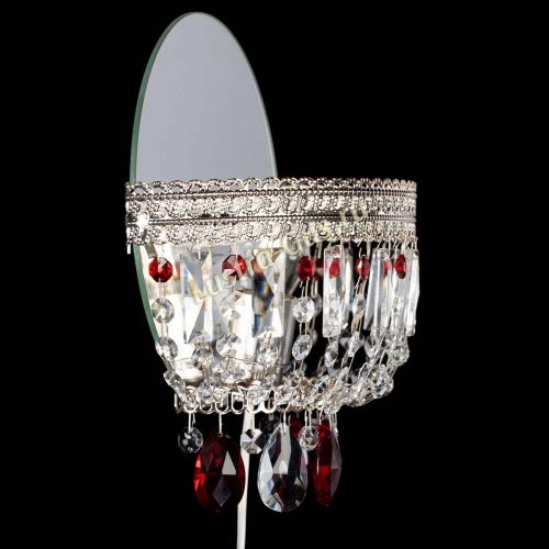 Бра Флоренция журавлик красная в Новокузнецке Гусь Хрустальный