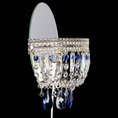 Бра Флоренция журавлик синяя в Новокузнецке Гусь Хрустальный