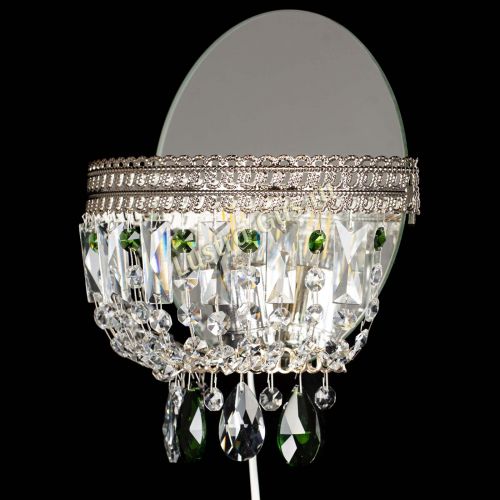 Бра Флоренция журавлик зеленая в Новокузнецке Гусь Хрустальный