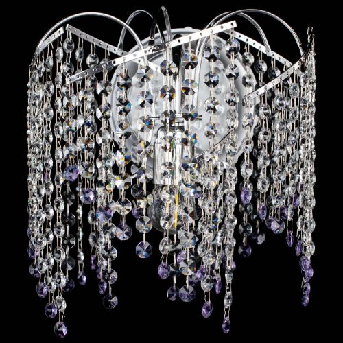 Бра Иволга №2 фиолетовая в Новокузнецке Гусь Хрустальный