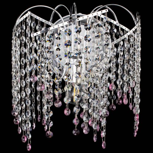 Бра Иволга №2 розовая в Новокузнецке Гусь Хрустальный