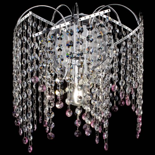 Бра Иволга №2 розовая в Новокузнецке Гусь Хрустальный