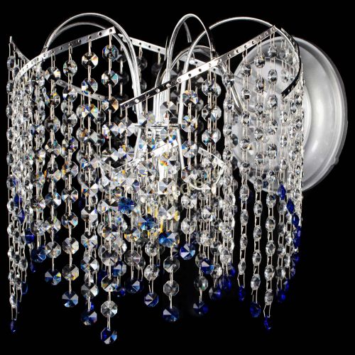 Бра Иволга №2 синяя в Новокузнецке Гусь Хрустальный