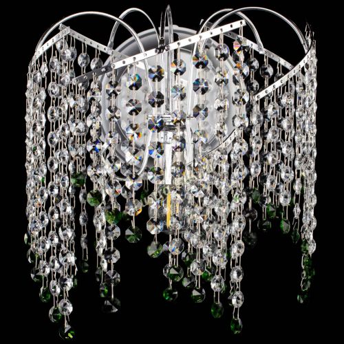 Бра Иволга №2 зеленая в Новокузнецке Гусь Хрустальный