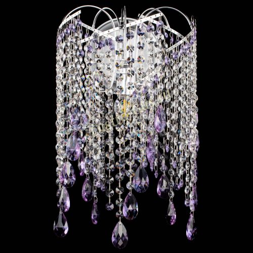 Бра Иволга №4 фиолетовая в Новокузнецке Гусь Хрустальный