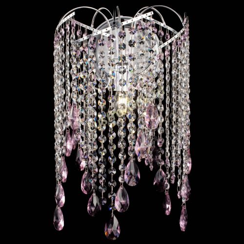 Бра Иволга №4 розовая в Новокузнецке Гусь Хрустальный