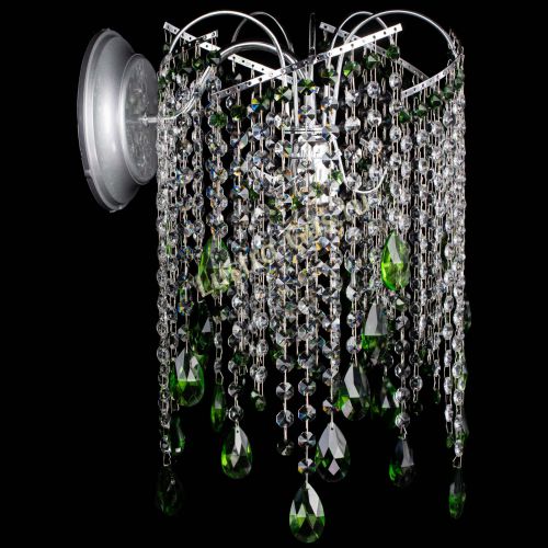 Бра Иволга №4 зеленая в Новокузнецке Гусь Хрустальный