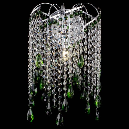 Бра Иволга №4 зеленая в Новокузнецке Гусь Хрустальный