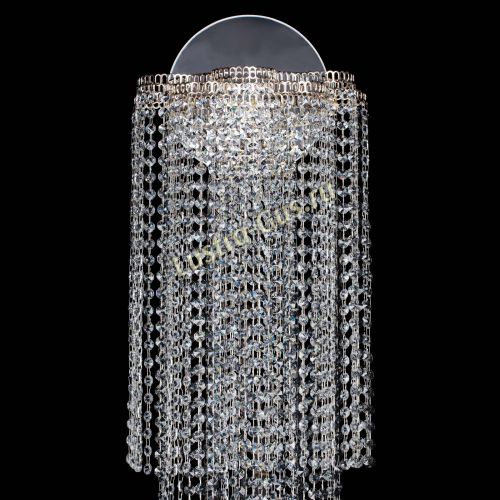 Бра Камелия №1 каскад черная в Новокузнецке Гусь Хрустальный