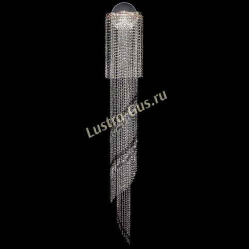 Бра Камелия №1 каскад черная в Новокузнецке Гусь Хрустальный