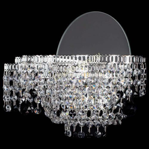 Бра Камелия шар черная в Новокузнецке Гусь Хрустальный