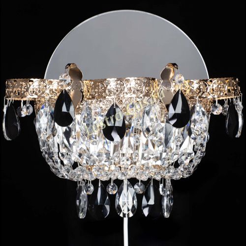 Бра Камея Флора черная в Новокузнецке Бра Камея Флора черная в Новокузнецке