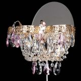 Бра Камея Флора розовая в Новокузнецке