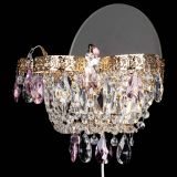 Бра Камея Флора розовая в Новокузнецке