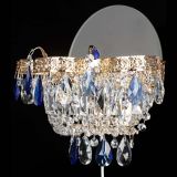 Бра Камея Флора синяя в Новокузнецке