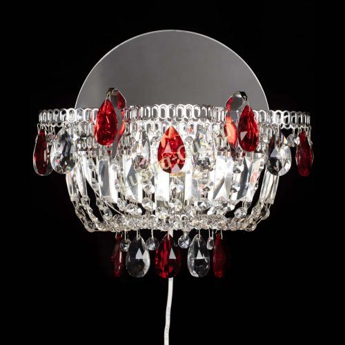 Бра Камея красная в Новокузнецке Гусь Хрустальный