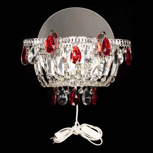 Бра Камея красная в Новокузнецке Гусь Хрустальный