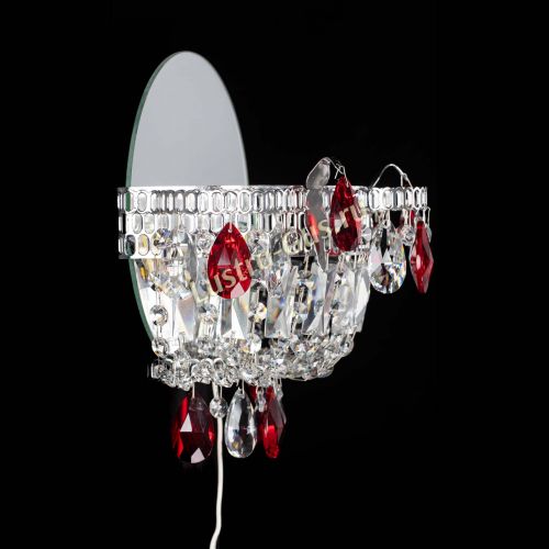 Бра Камея красная в Новокузнецке Гусь Хрустальный