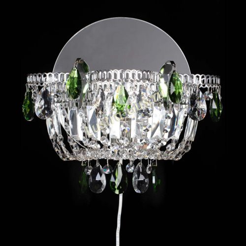 Бра Камея зеленая в Новокузнецке Гусь Хрустальный