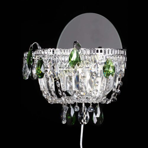 Бра Камея зеленая в Новокузнецке Гусь Хрустальный