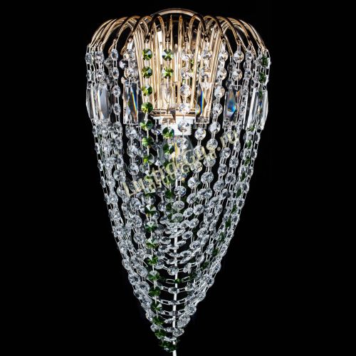 Бра Каскад Водоворот зеленая в Новокузнецке Гусь Хрустальный