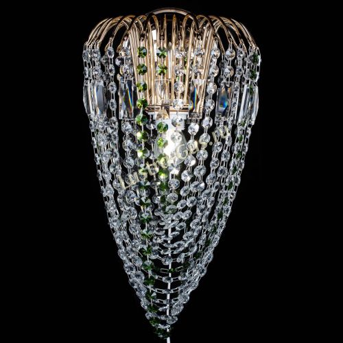 Бра Каскад Водоворот зеленая в Новокузнецке Гусь Хрустальный