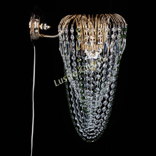 Бра Каскад Водоворот зеленая в Новокузнецке Гусь Хрустальный