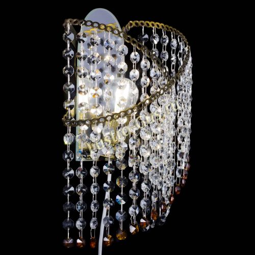 Бра Космея №1 чайная под бронзу в Новокузнецке Гусь Хрустальный