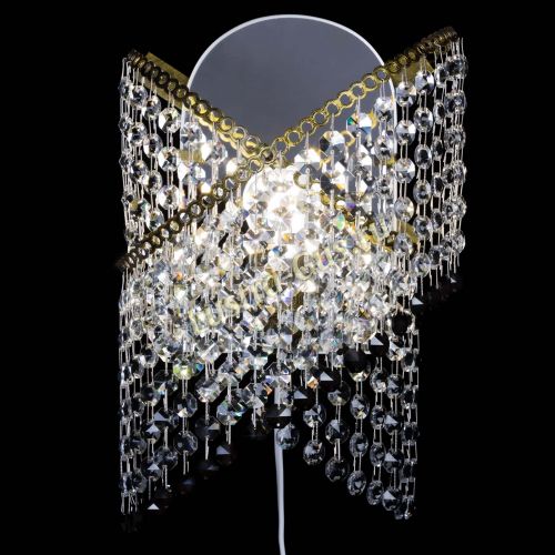 Бра Космея №1 черная под бронзу в Новокузнецке Гусь Хрустальный