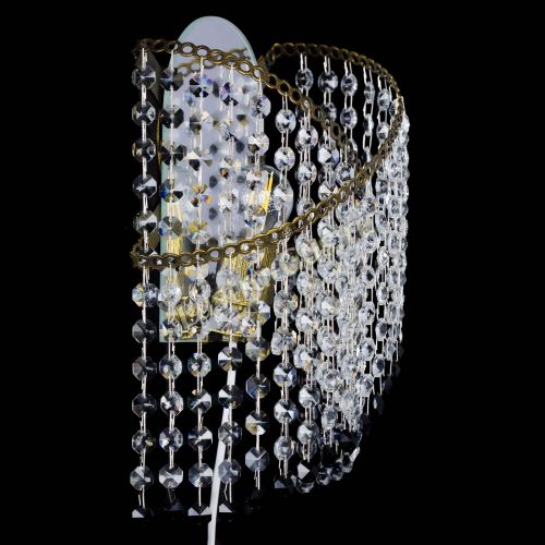 Бра Космея №1 черная под бронзу в Новокузнецке Гусь Хрустальный