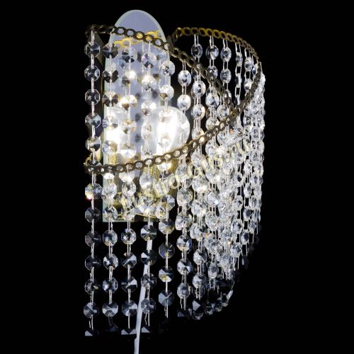 Бра Космея №1 черная под бронзу в Новокузнецке Гусь Хрустальный