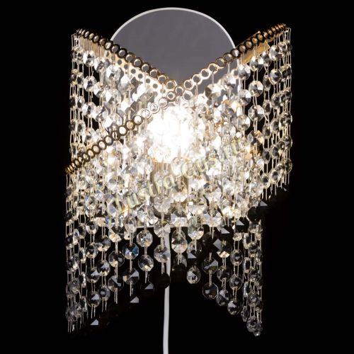 Бра Космея №1 черная в Новокузнецке Гусь Хрустальный