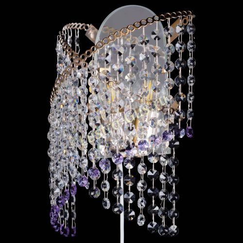 Бра Космея №1 фиолетовая в Новокузнецке Гусь Хрустальный