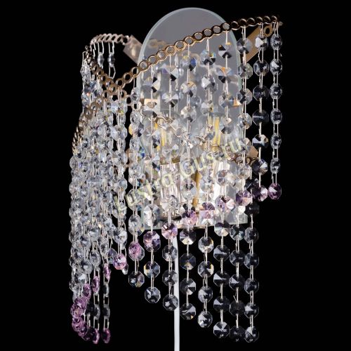 Бра Космея №1 розовая в Новокузнецке Гусь Хрустальный