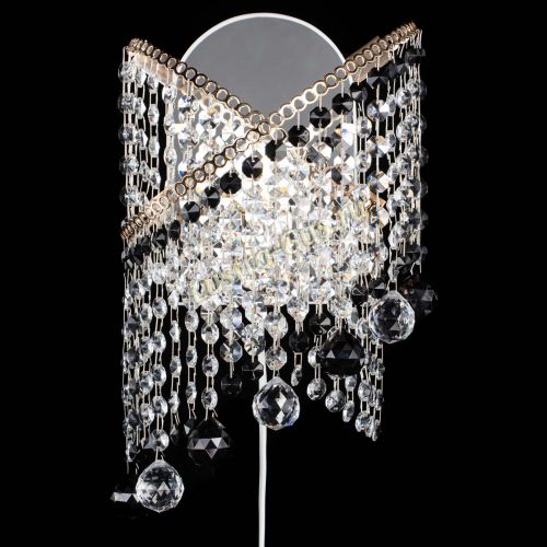 Бра Космея №3 черная в Новокузнецке Гусь Хрустальный