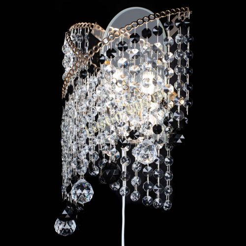 Бра Космея №3 черная в Новокузнецке Гусь Хрустальный