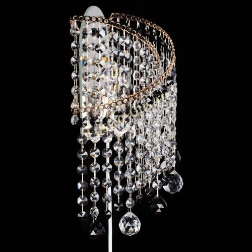 Бра Космея №3 черная в Новокузнецке Гусь Хрустальный