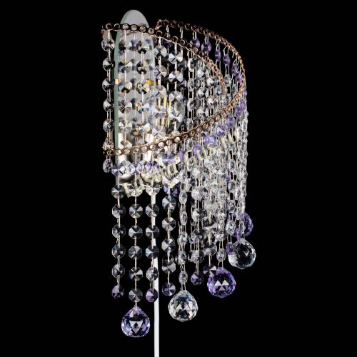 Бра Космея №3 фиолетовая в Новокузнецке Гусь Хрустальный