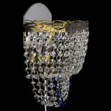 Бра Квадрат №2 под бронзу Синяя в Новокузнецке