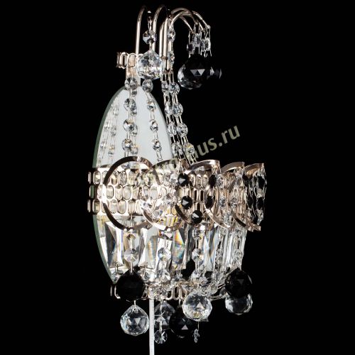 Бра Ника шар черная в Новокузнецке Гусь Хрустальный