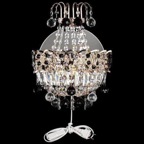 Бра Ника шар черная в Новокузнецке Гусь Хрустальный