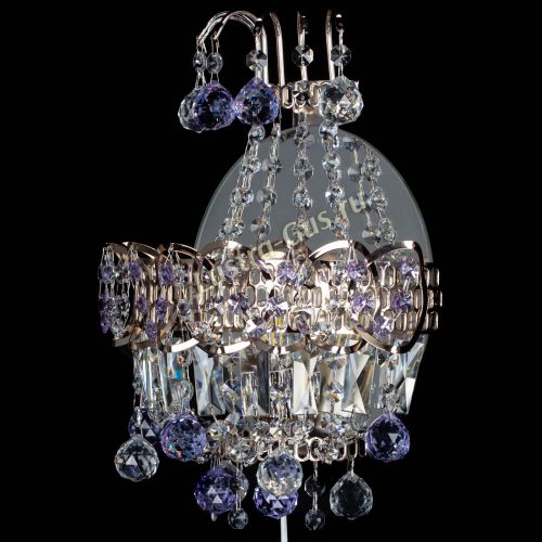 Бра Ника шар фиолетовая в Новокузнецке Гусь Хрустальный